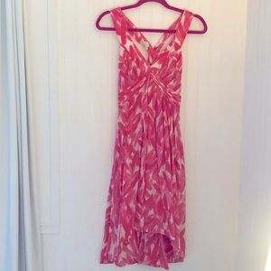 Anthropologie 9-HI5 STCL coral dress 2 petite